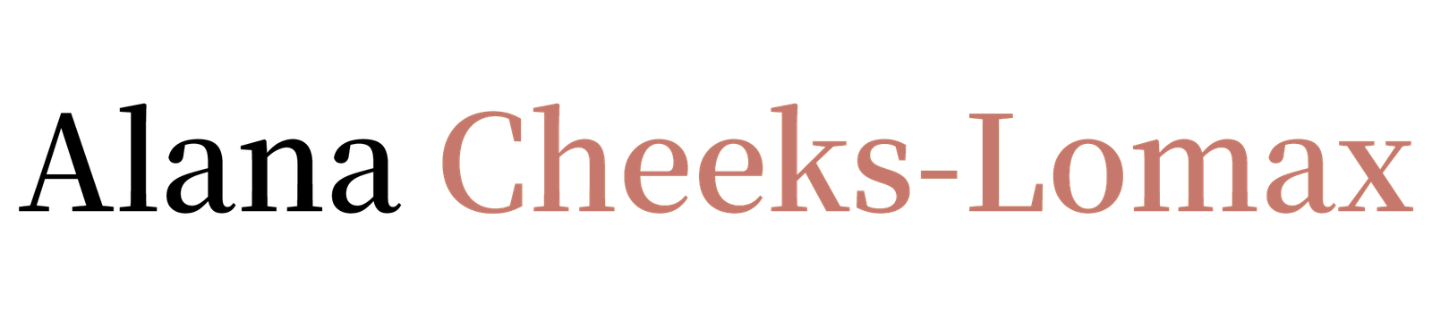 Cheeks-Liza text brand logo | alanacheeks